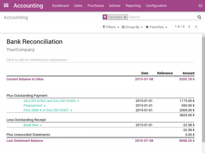 Bank Statement Reconciliation Bank Statement Reconciliation