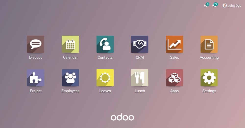 Odoo 11 Dashboard